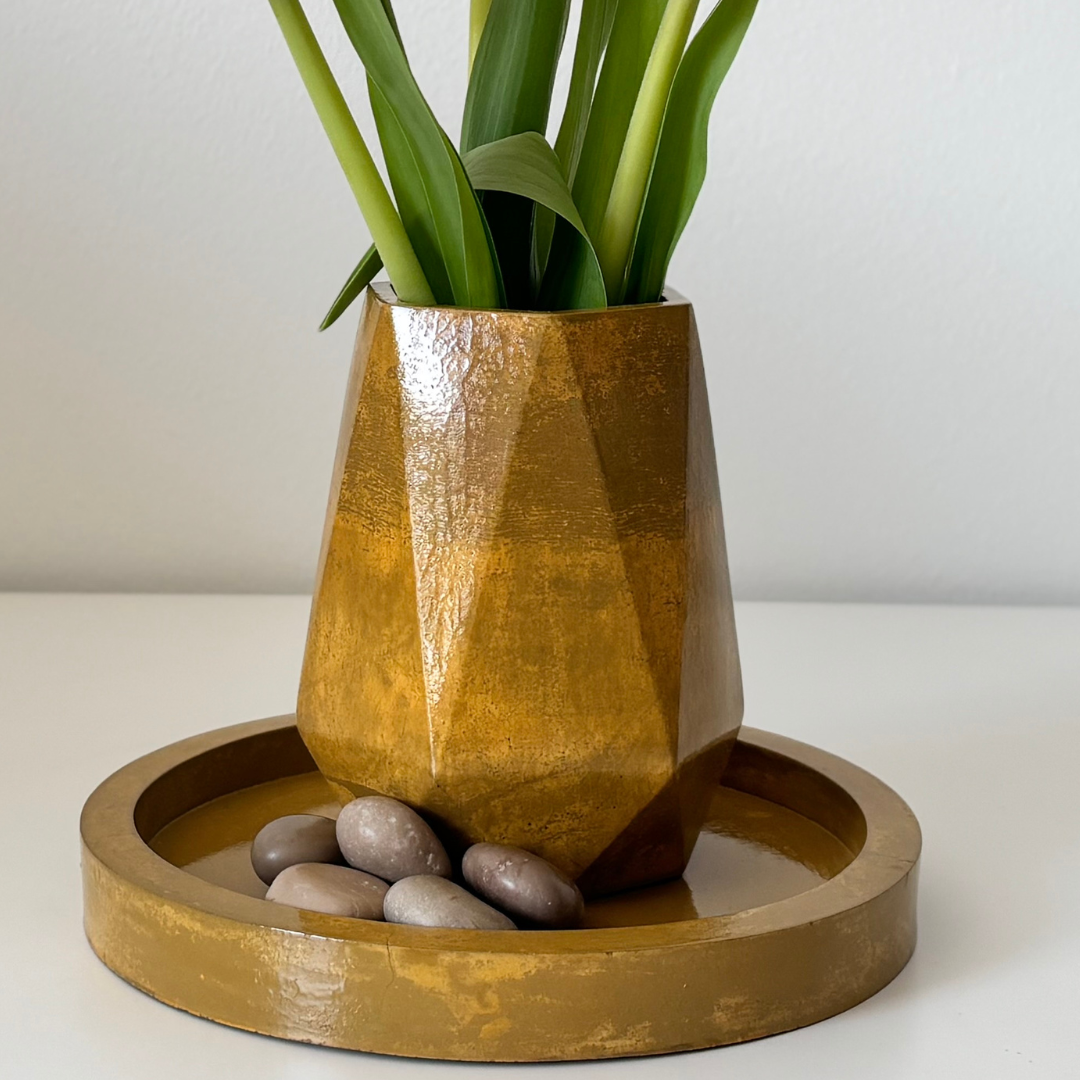 Dekoratiivne vaas Geo - Kollane image