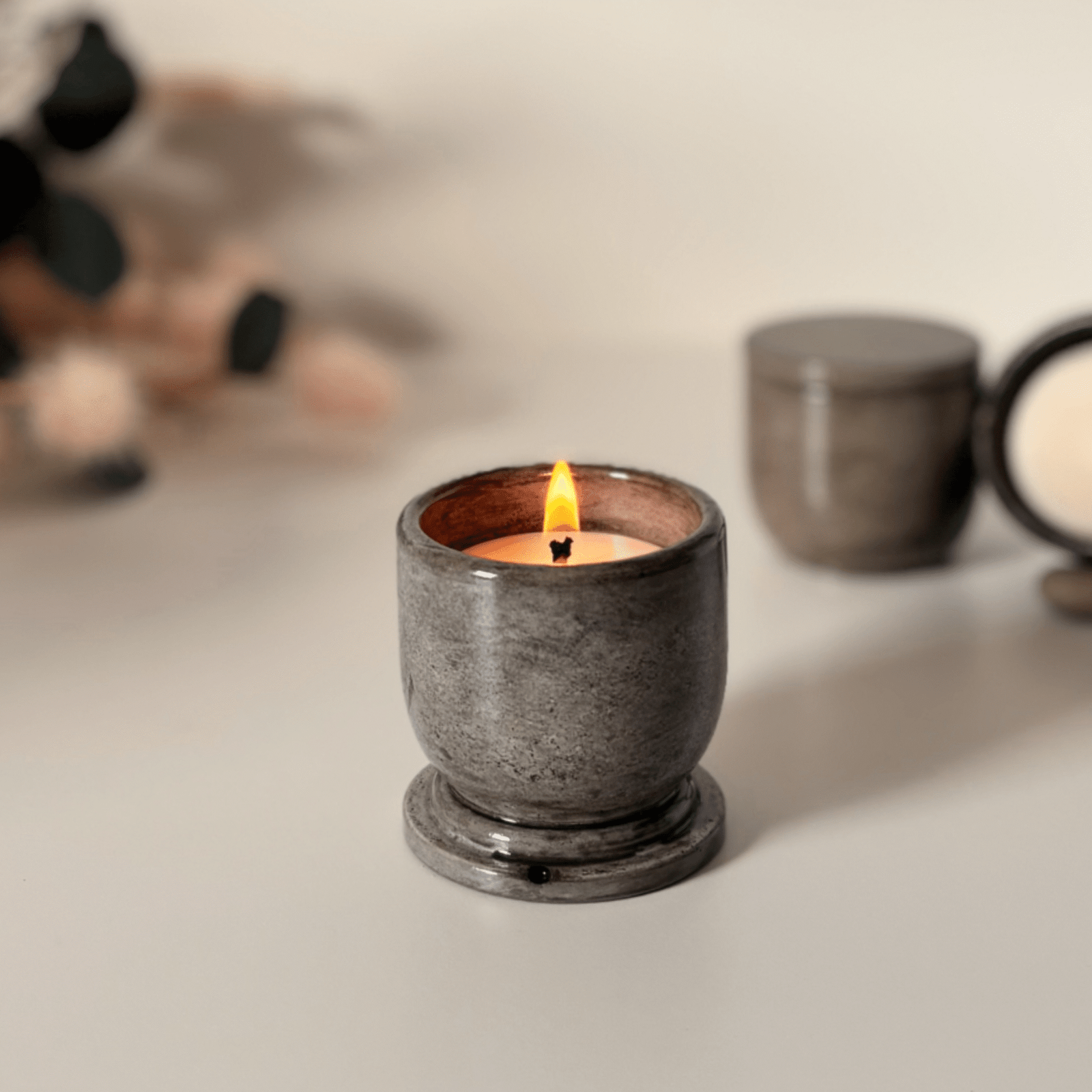 Looduslik küünal betoontopsis (väike) image 0