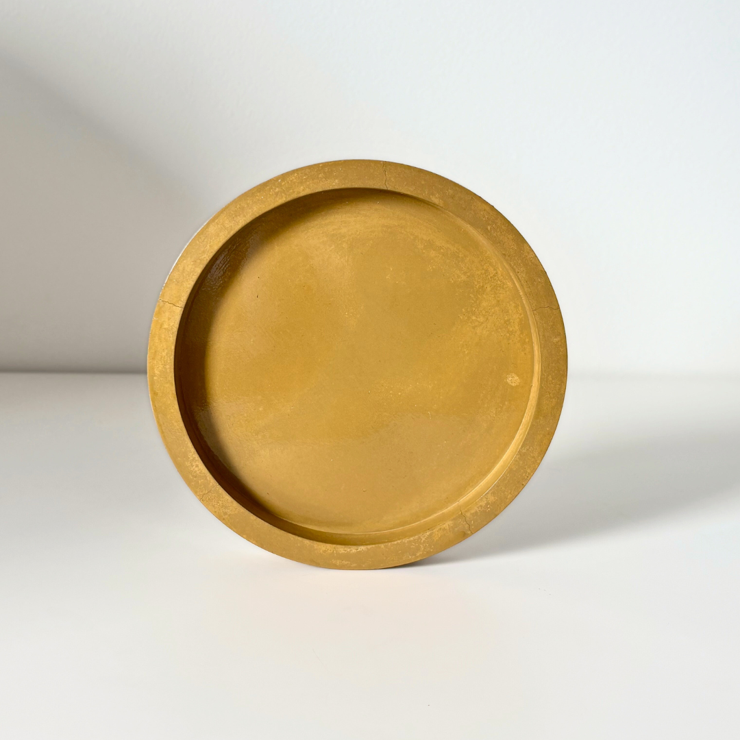 Dekoratiivne alus Ring (väike) - Helekollane image